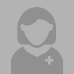 icône gris d'un profil femme médecin