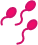 Icône de spermatozoïdes