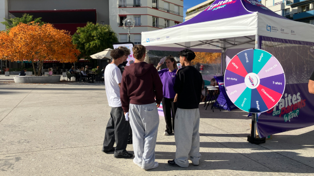 Photo prise lors de l'évènement Bus Tour organisé par l'Agence de la biomédecine en Octobre 2025