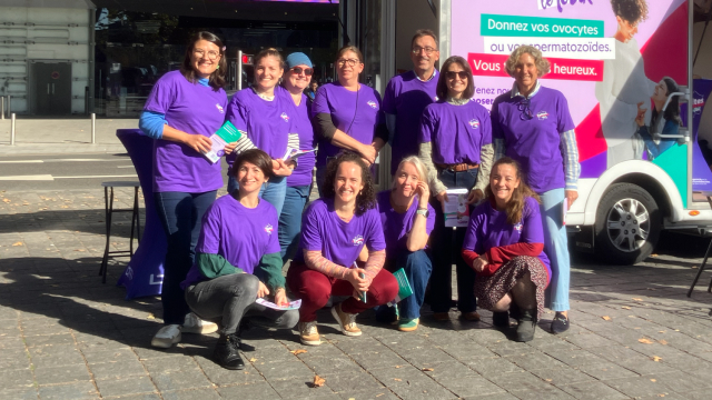 Photo prise lors de l'évènement Bus Tour organisé par l'Agence de la biomédecine en Octobre 2025