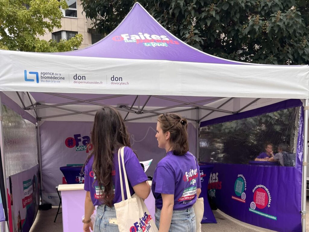 Photo prise lors de l'évènement Bus Tour organisé par l'Agence de la biomédecine à Clermont-Ferrand le 30 septembre 2026